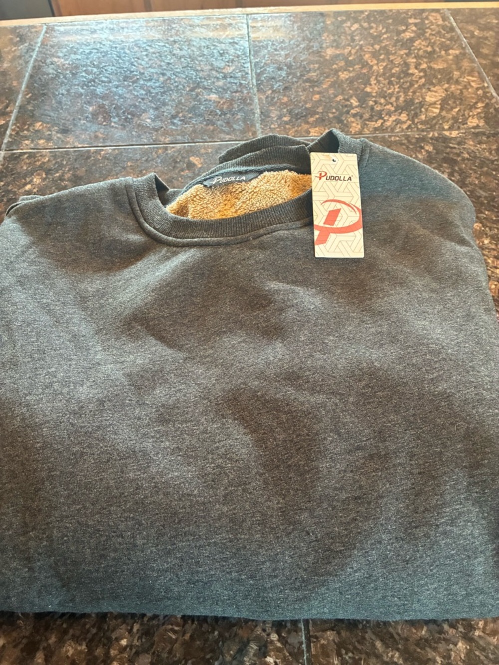 Men’s Charcoal Crewneck Sweater new with tags